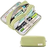 CICIMELON Large Capacity Pencil Case 3 Compartment