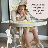 My Babiie MBHC8 Premium Highchair Oatmeal 3 Recline 6 Height 15kg view 7