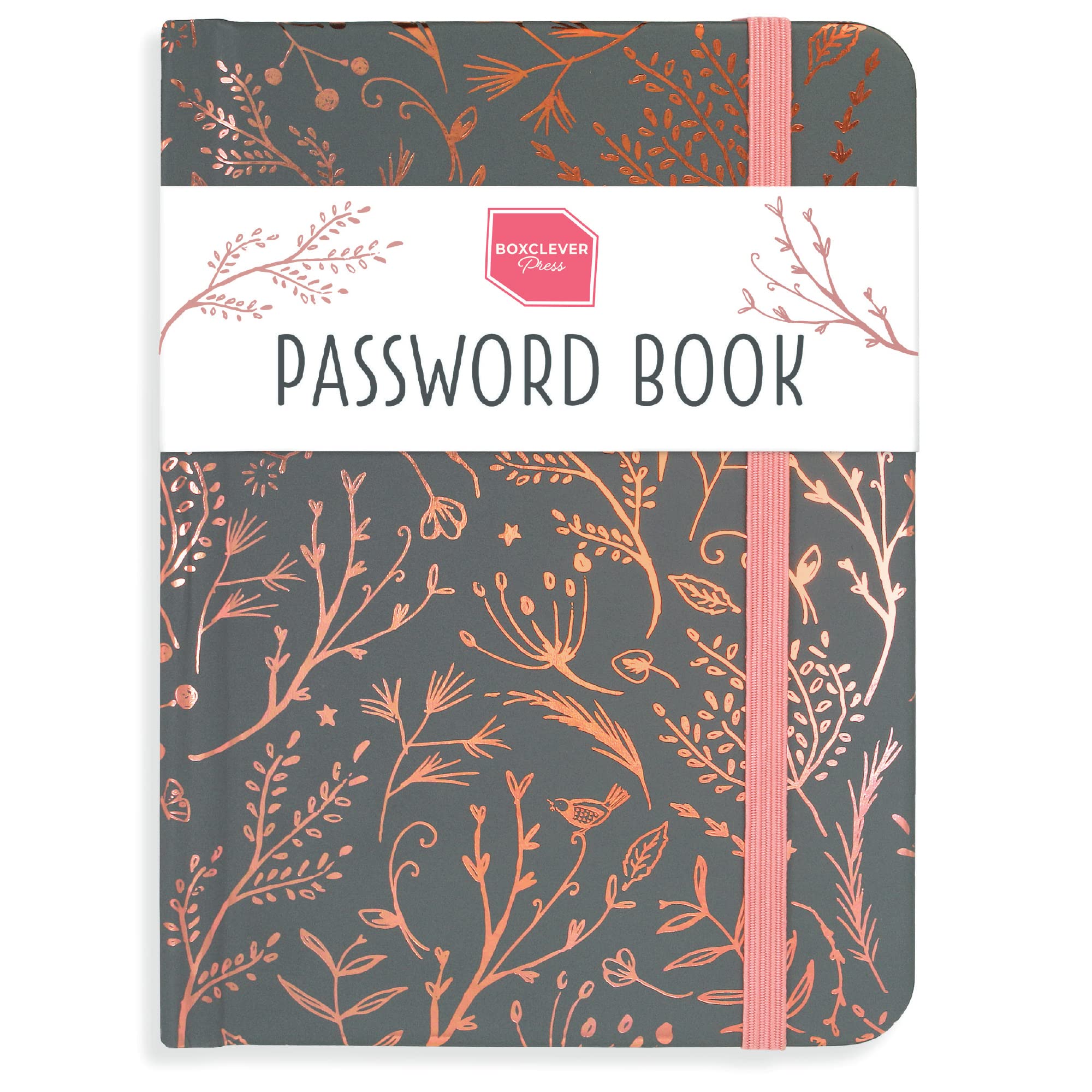 Boxclever Press Password Book. Never Forget a Password Again! Easy to Use Internet Password Keeper with Alphabetical Tabs for All Your Login Details. Untitled Book Small 11 x 15.5cm