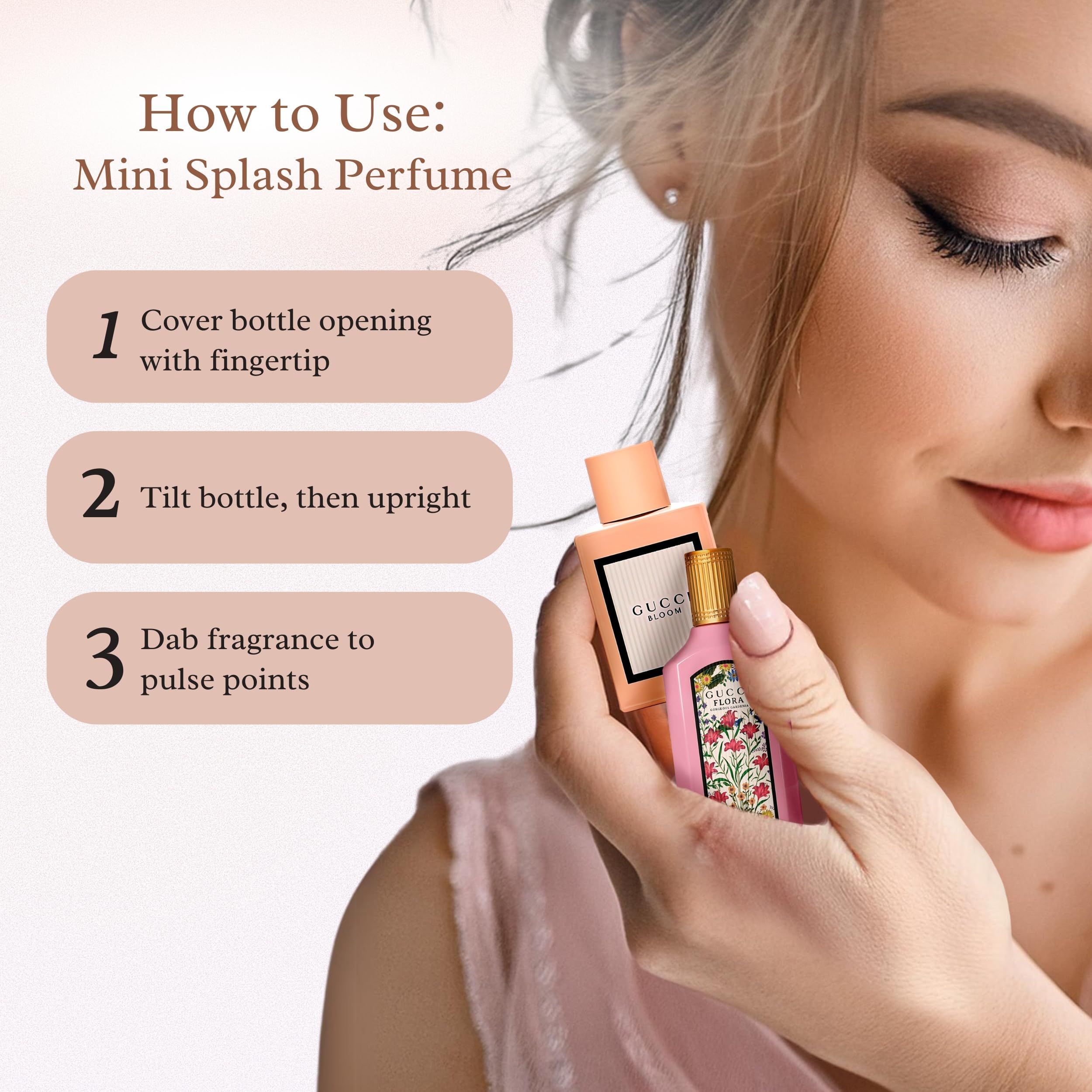 Gucci Perfume for Women Variety Fragrance Travel Splash Gift Set