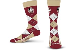 For Bare Feet NCAA Unisex Argyle Remix Dress Sock