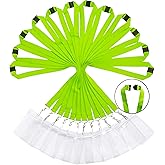 12 Pack Breakaway Lanyards with ID Badge Holder&Breakaway Clasp Neck Strap for Schools, Cruise, Office, Kids, Apple Green