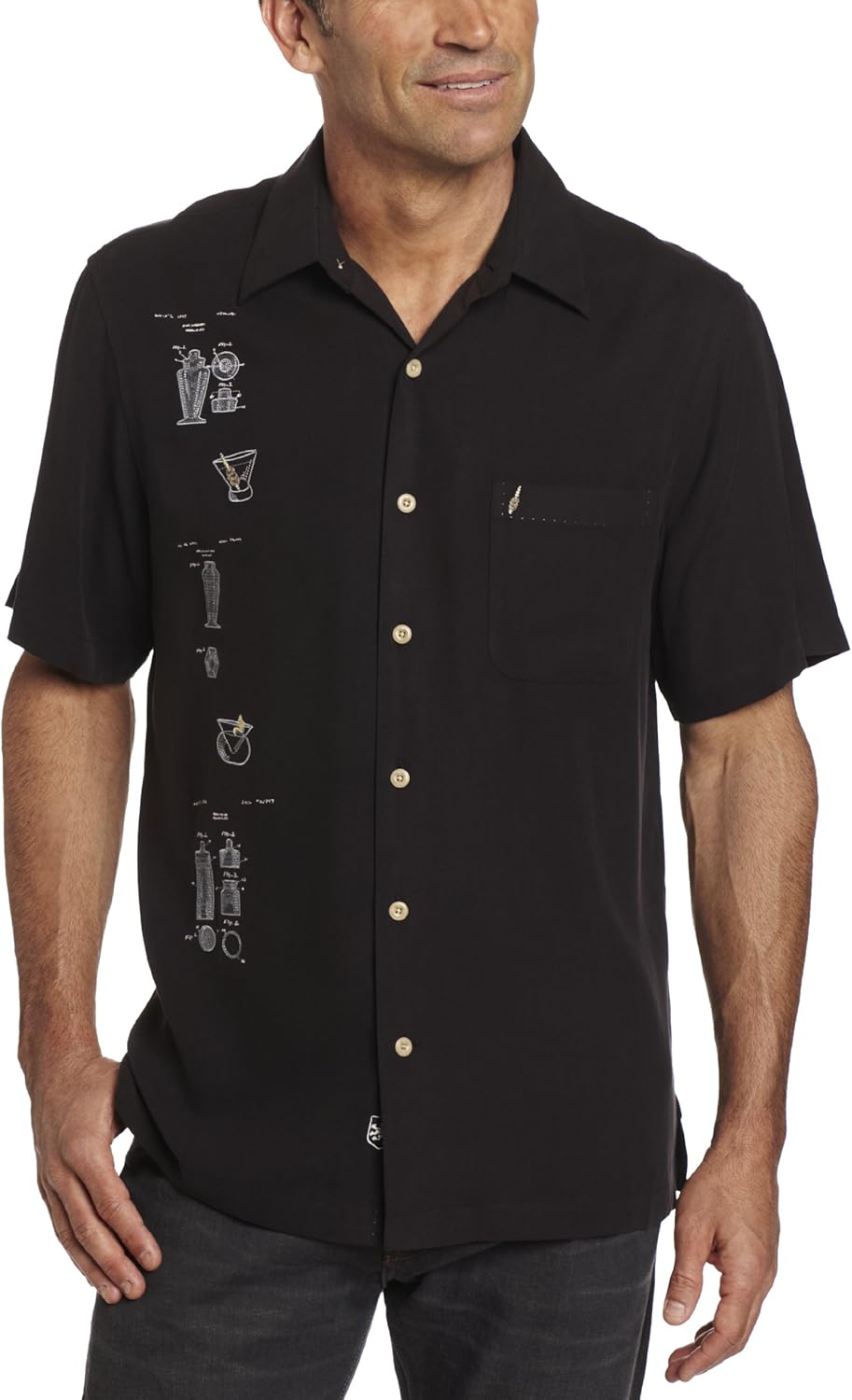 Nat Nast Men's Hush Hush Highball Shirt at Amazon Men’s Clothing store