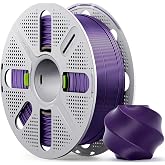 MarsWork PLA Basic, Pre-Dried Filament with Quick-Swap Reusable Spool 1kg (2.2lbs), 1.75mm 3D Printing Filament, Compatible with Bambu Lab 3D Printers &ndash; Indigo Purple