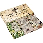 Wavertree & London Trio Gift Box (3 Bars) - 7oz Lemon Myrtle, Goats Milk, Sandalwood Patchouli Scented Moisturizing Triple Milled Natural Soap Bars - Pure Plant Oil Soap Bars for All Skin Types