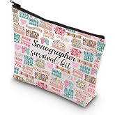 WCGXKO Sonographer Gift Sonographer Survival Kit Ultrasound Tech Makeup Bag Radiologist Gift (Sonographer ever)