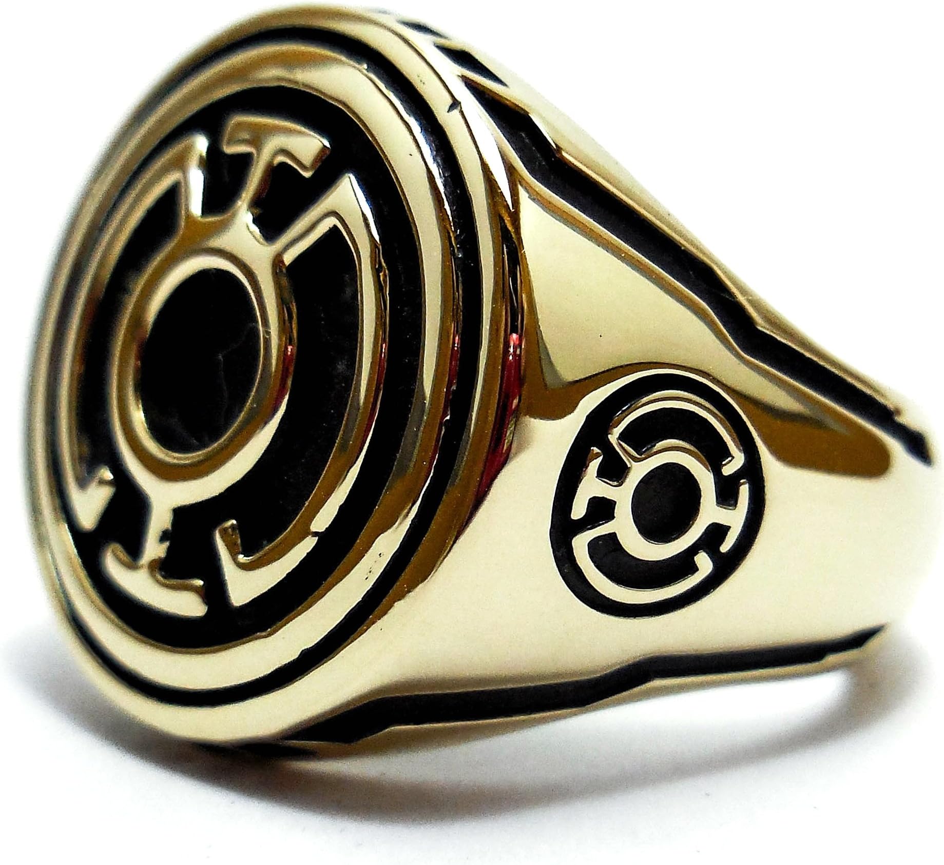 Siamhandmade2014 Blue Lantern Ring - Sinestro Corps (Hope) Blue Lantern - Brass Ring (Br-037)