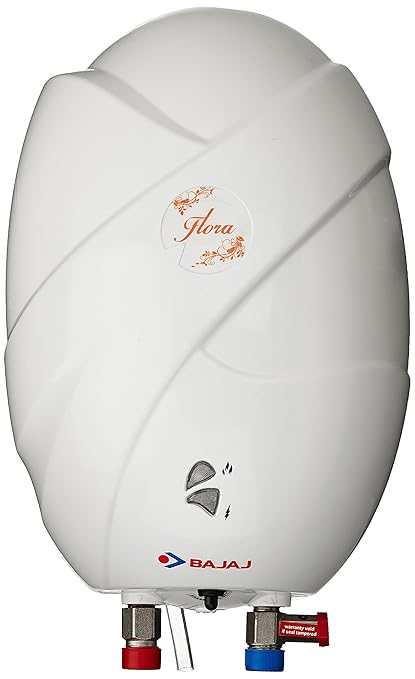 Bajaj Flora 3-Litre Instant Water Heater (White)