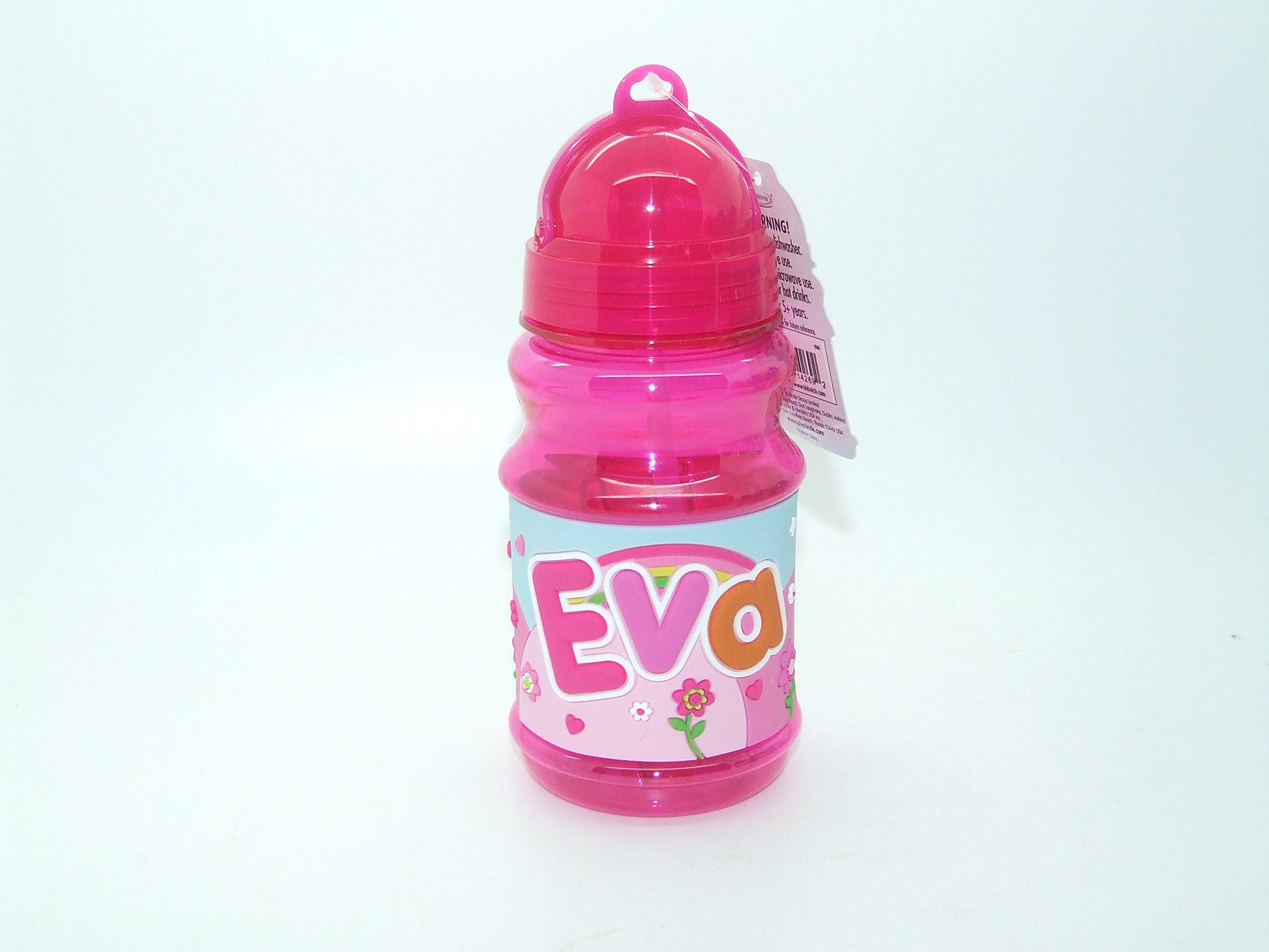 EVA PERSONALISED HANDY FLIP TOP BOTTLE BPA FREE LID SEALS THE STRAW SO PERFECT FOR LUNCH BAGS 16CM HEIGHT - PLEASE NOTE BOTTLE NAMES CAN NOT BE CHANGED THE NAME YOU WILL RECEIVE IS IN THE TITLE