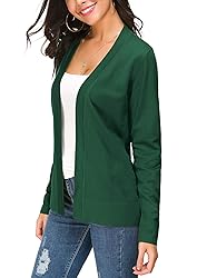 Women's Knit Cardigan Open Front Sweater Coat Long
