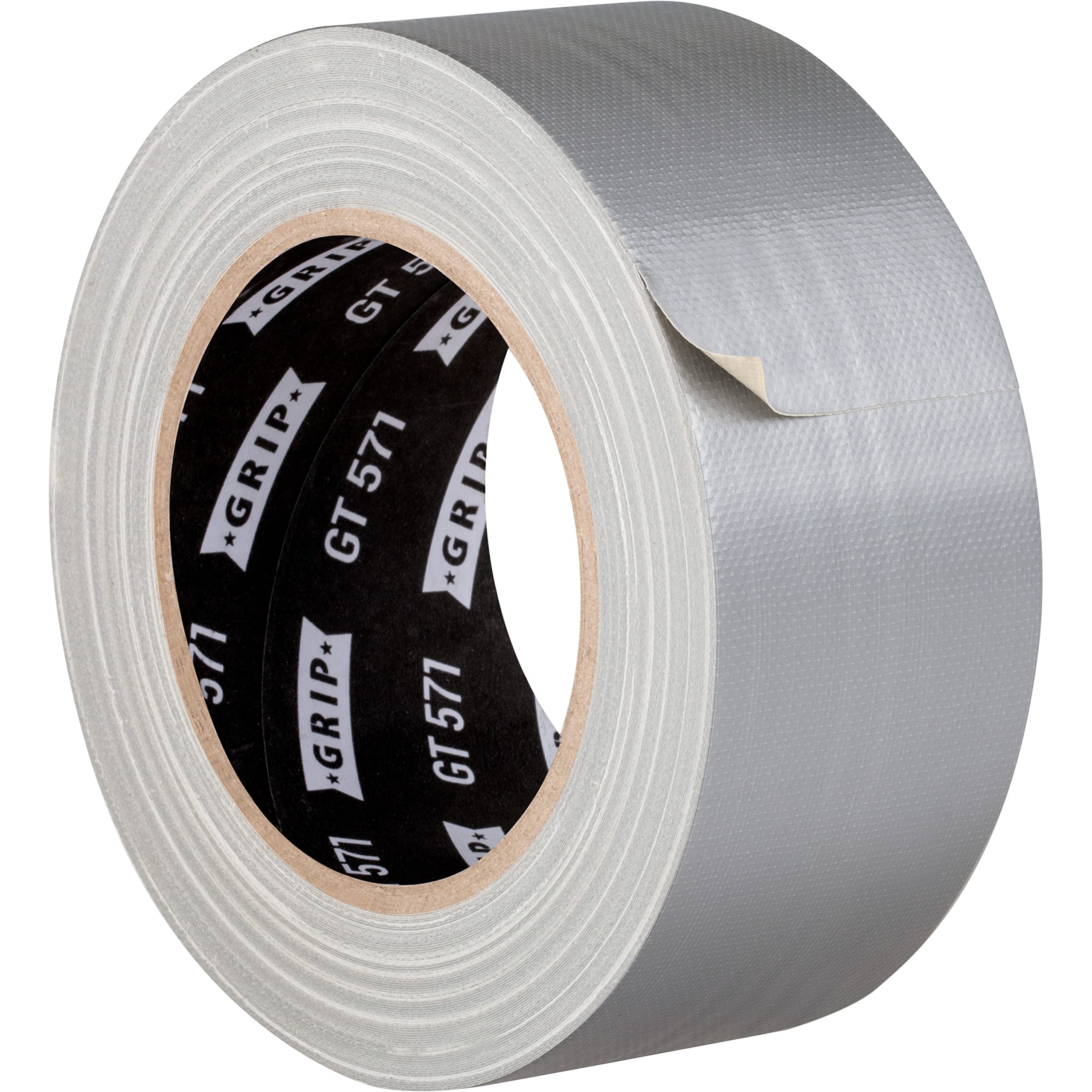 GRIP Eventbasics Gaffa Tape Silver 50 mm x 25 m GT 571 Universal Fabric Tape for Repairing, Bundling and Fixing