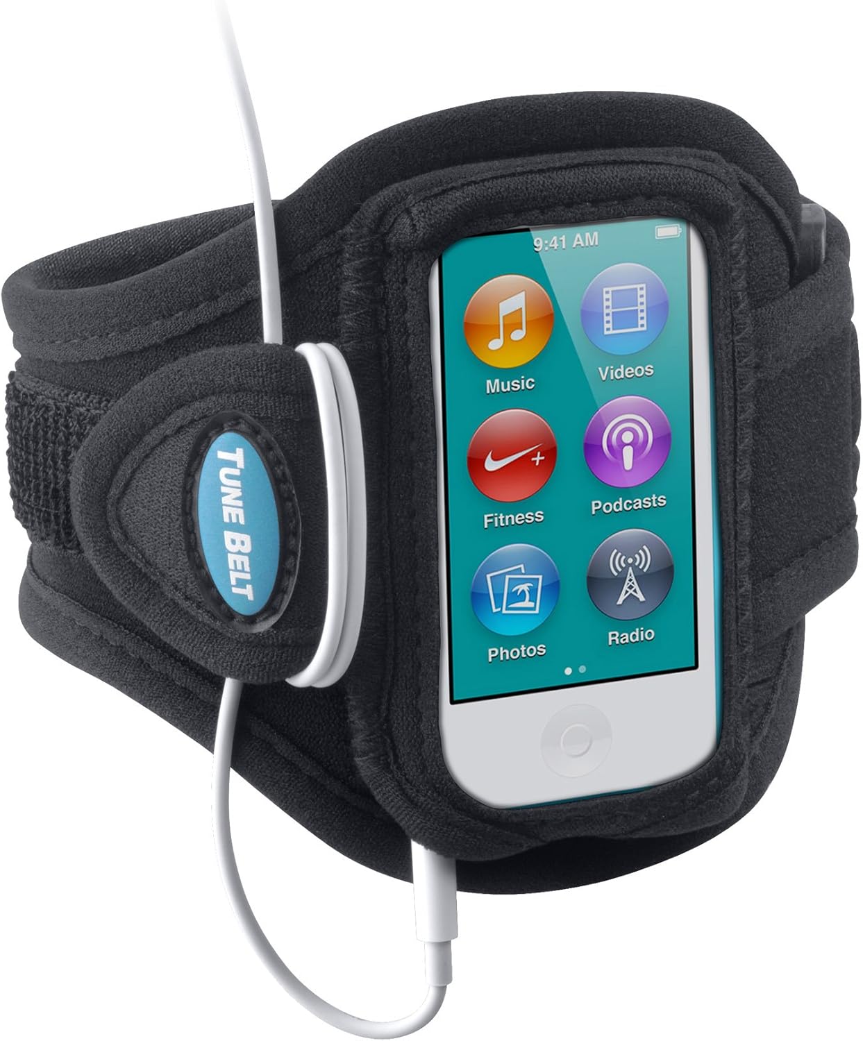 Tune Belt Armband for iPod nano 7th Generation (7G) - AB77 [Black]