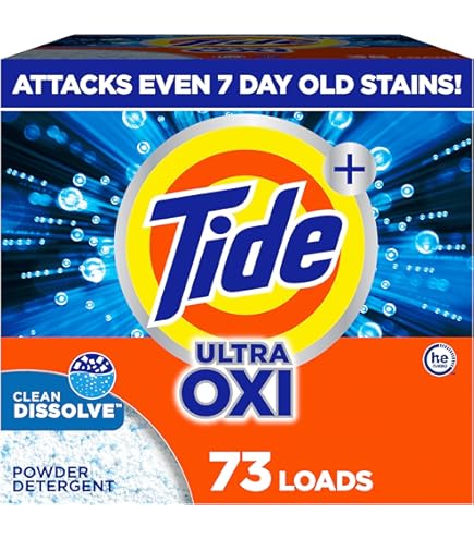 Amazon.com: Tide Original Powder Detergent, Clean Dissolve, 183