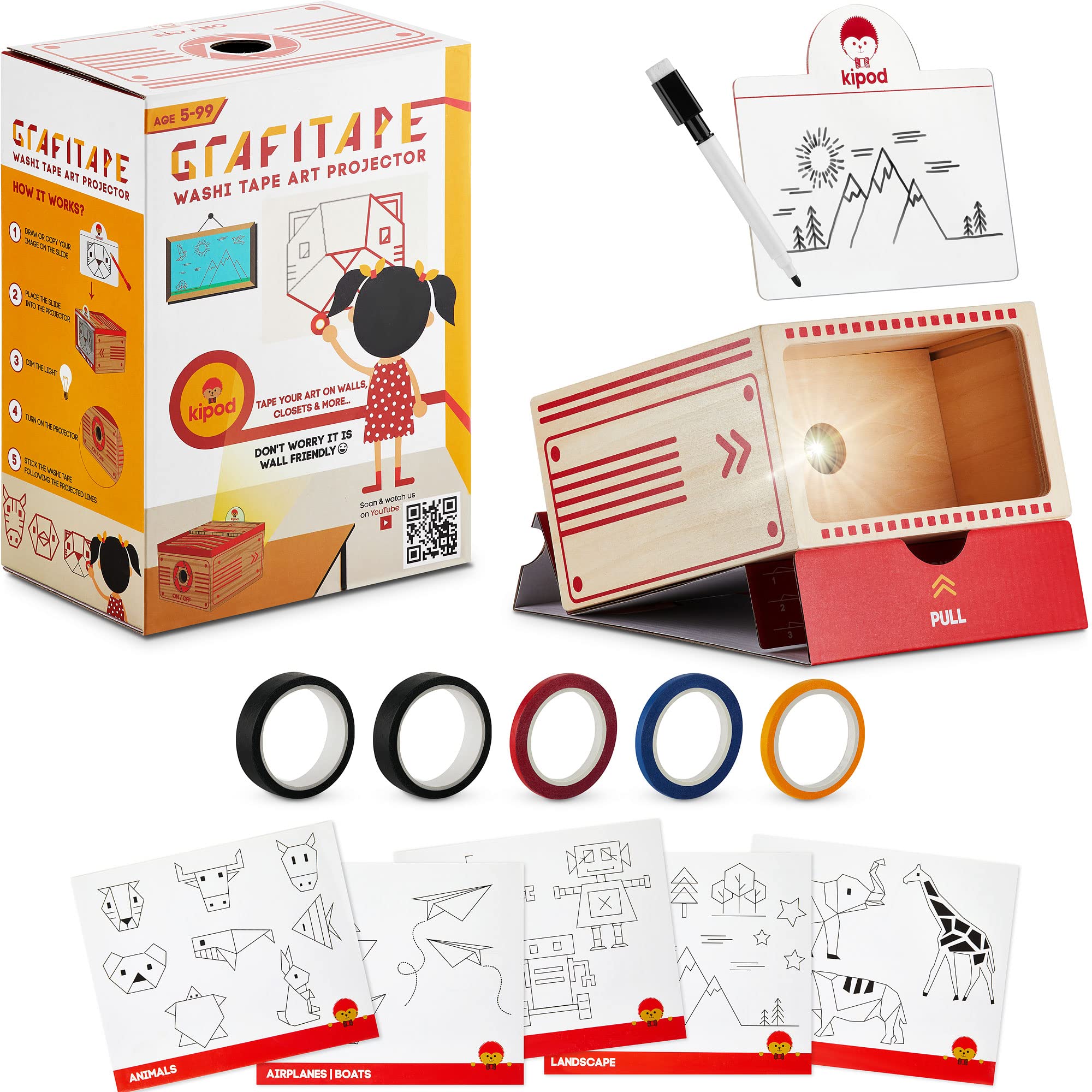 Kipod 1 Grafitape Projector, Multicoloured