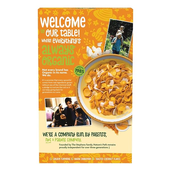NATURES PATH, CEREAL GOLDEN TURMERIC, 10.6 OUNCE
