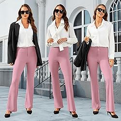 DLOODA Womens Bootcut Dress Pants Business Casual