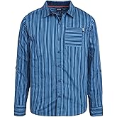 DKNY Boys' Shirt - Classic Fit Woven Long Sleeve Button Down Shirt - Casual Collared Shirt for Boys (8-20)