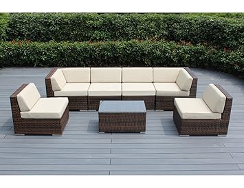 Amazon.com: Ohana 80-Piece Outdoor Patio Furniture Sectional ...