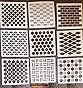 CrafTreat Pochoirs Géoétriques Pour Peinture Sur Bois, Ur, Carrelage