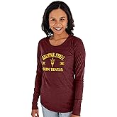 Blue 84 NCAA Womens Long Sleeve T Shirt Tri-Blend Mascot