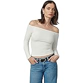 Joe's Womens The Devin Off The Shoulder Long Sleeve Top