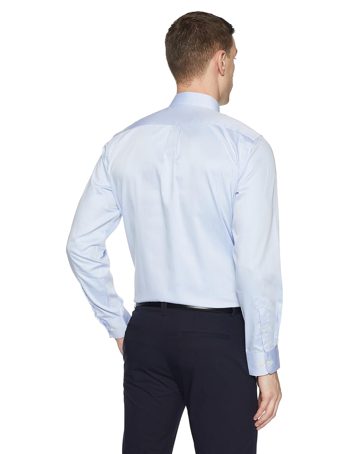 arrow men's solid regular fit formal shirt