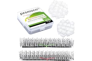 Pzsmocn 450 Pieces / 25 Sets 4.2 mm Pitch 8 Pin Automotive Cable Connector Adapter Assemblies Male/Female Housings and Crimp Pin Terminals Kit. for AWG24# Cables.