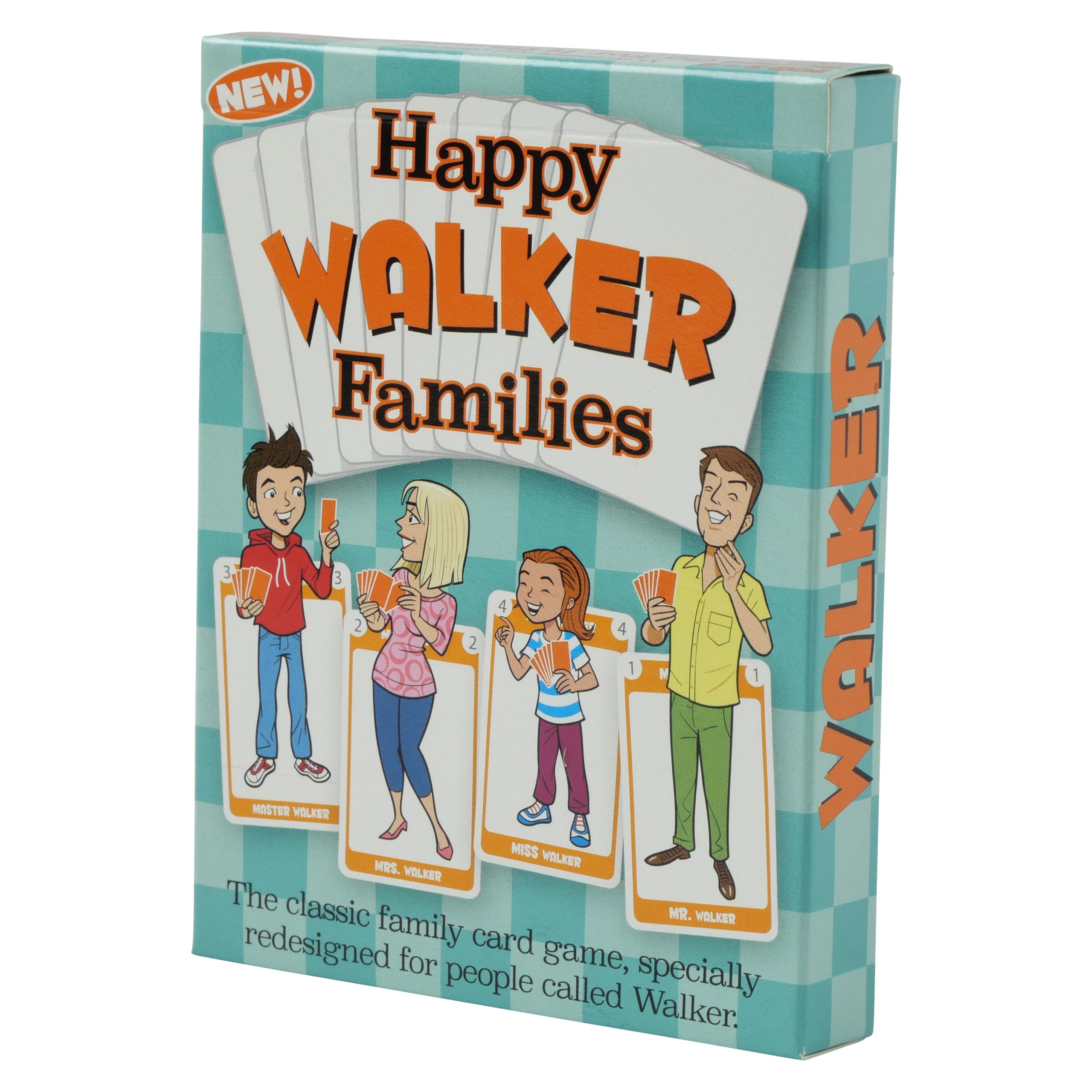 HAPPY FAMILIES card for - new personalized edition for families named WALKER !!