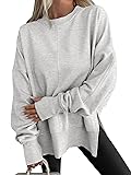 ANRABESS Women Oversized Sweatshirts Thumbhole Long