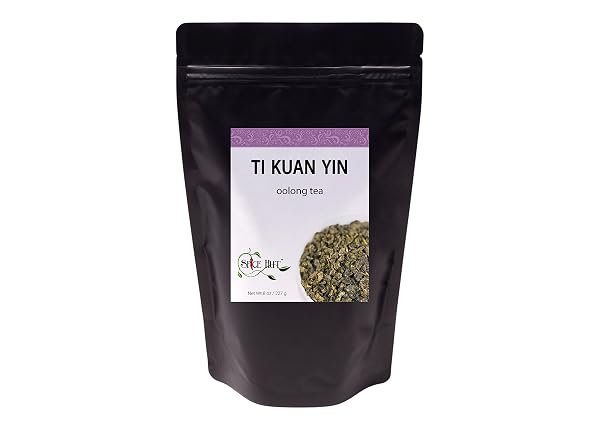 TI KUAN YIN OOLONG, LOOSE LEAF TEA – CAFFEINATED, PURE TAIWAN, UNFLAVORED | BULK 8OZ, 80-100 CUPS | THE SPICE HUT, FIRST SIP OF TEA