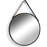 Steel Magnolias Redondo espejo 55cm diámetro Envejecido óxido color