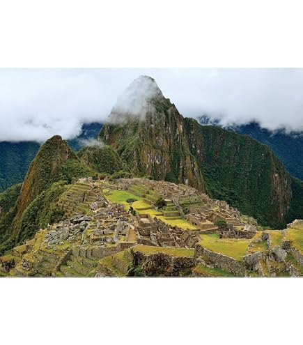 CLEMENTONI, Puzzle 1000 pièces Machu Picchu avec poster, CLE39770