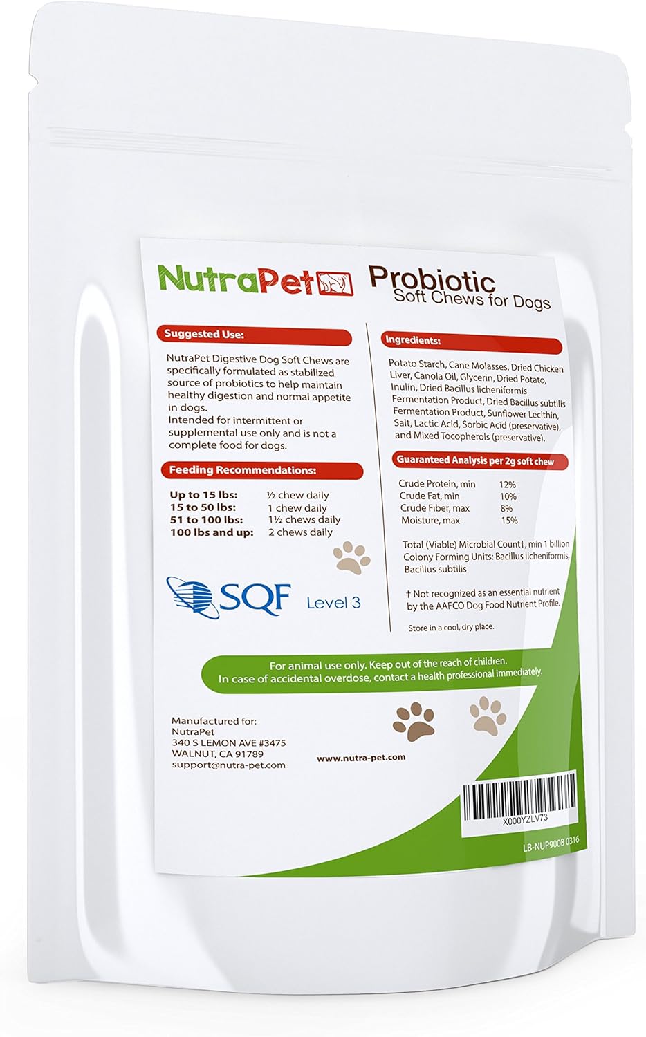 nutrapet probiotics for dogs