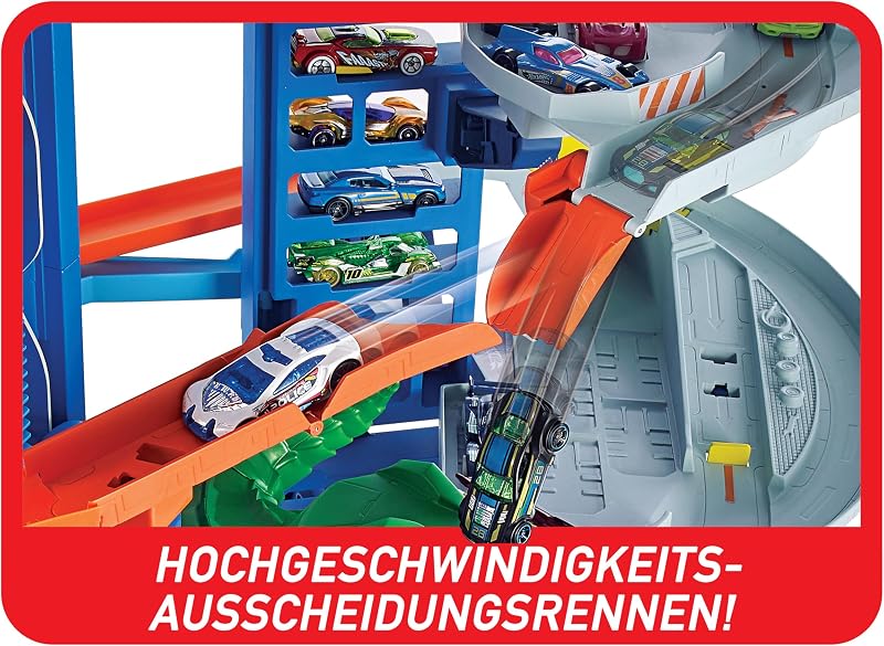 Ultimate Garage Spielset und 2 Autos