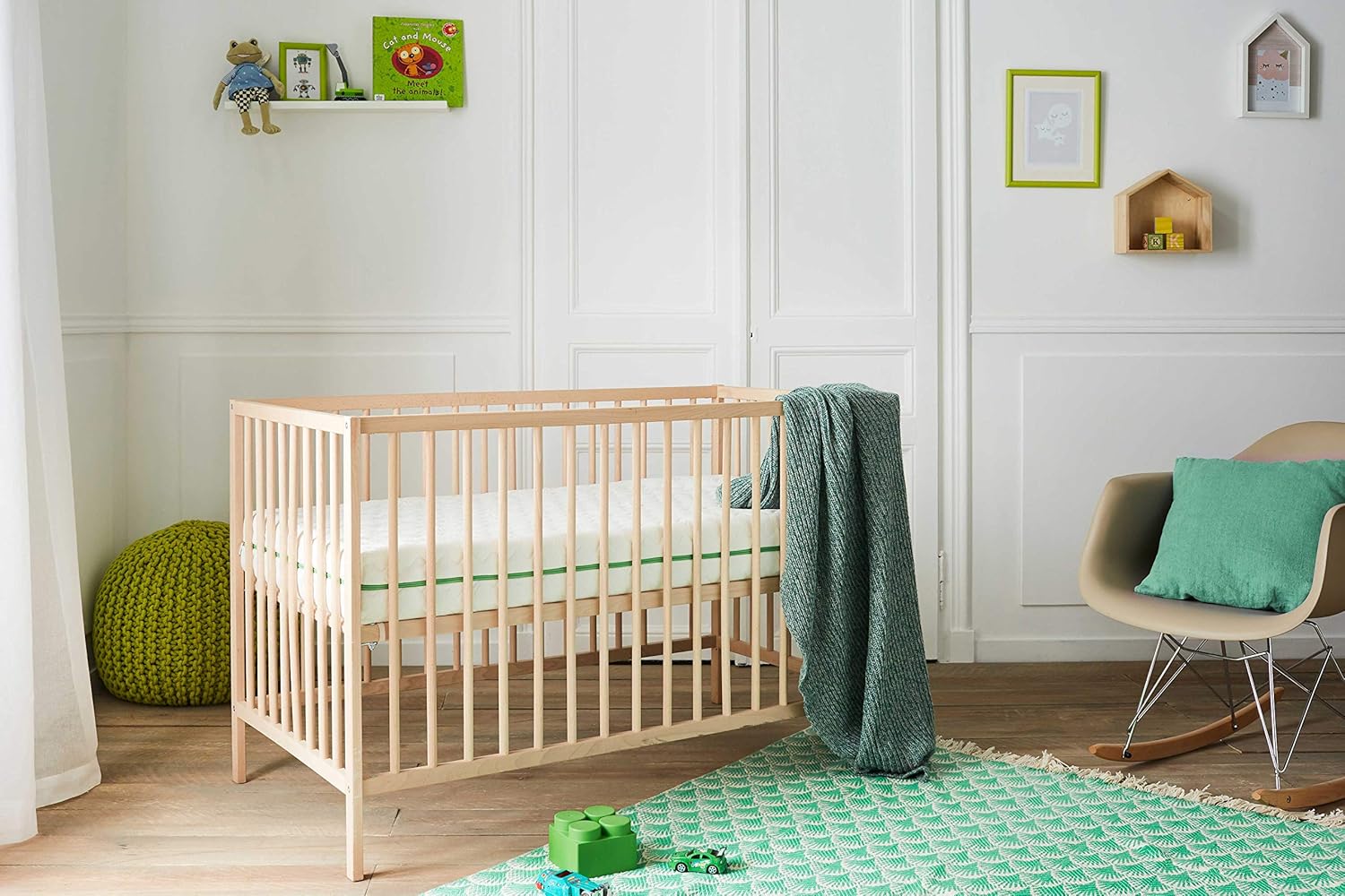 Matelas Bebe Bamboo Dehoussable Fabrication Francaise 70x140 Cm Viscose Au Toucher Ultra Doux Offert 1 Protege Matelas Impermeable Oeko Tex Babysom Sans Traitement Chimique Matelas Bebe La Chambre De Bebe