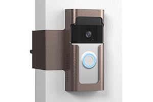 HOMALOR Anti Theft Ring Doorbell Mount: Metal Ring Apartment Door Mount Blink Doorbell Camera Holder No Drill - Renter Friendly Ring Doorbell Mount No Damage
