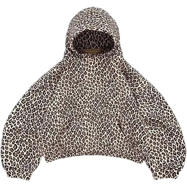 Amazon.com: Y2k Cheetah Hoodie Leopard Print Hoodie
