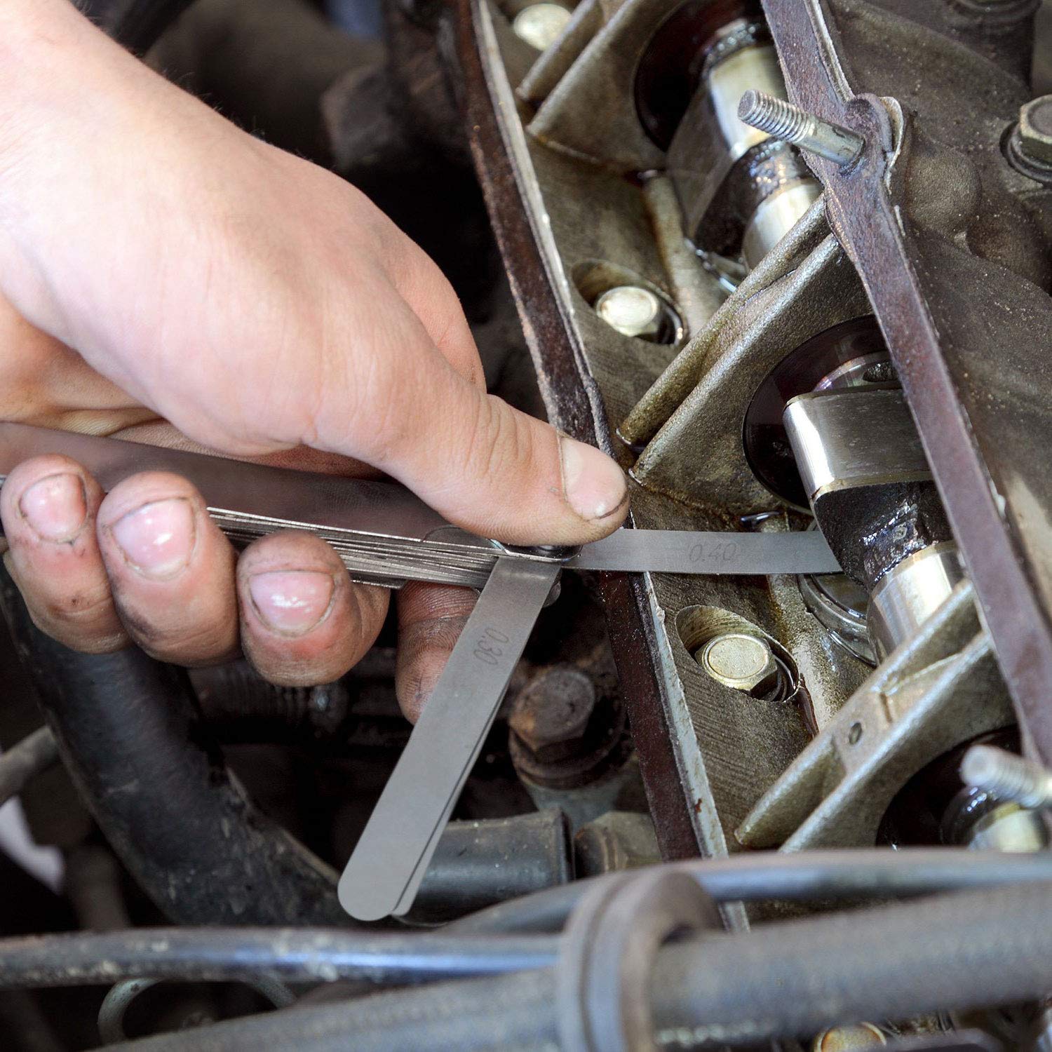 Feeler Gauge Set, Distance Meter Feeler Gauge, Stainless Steel Metric