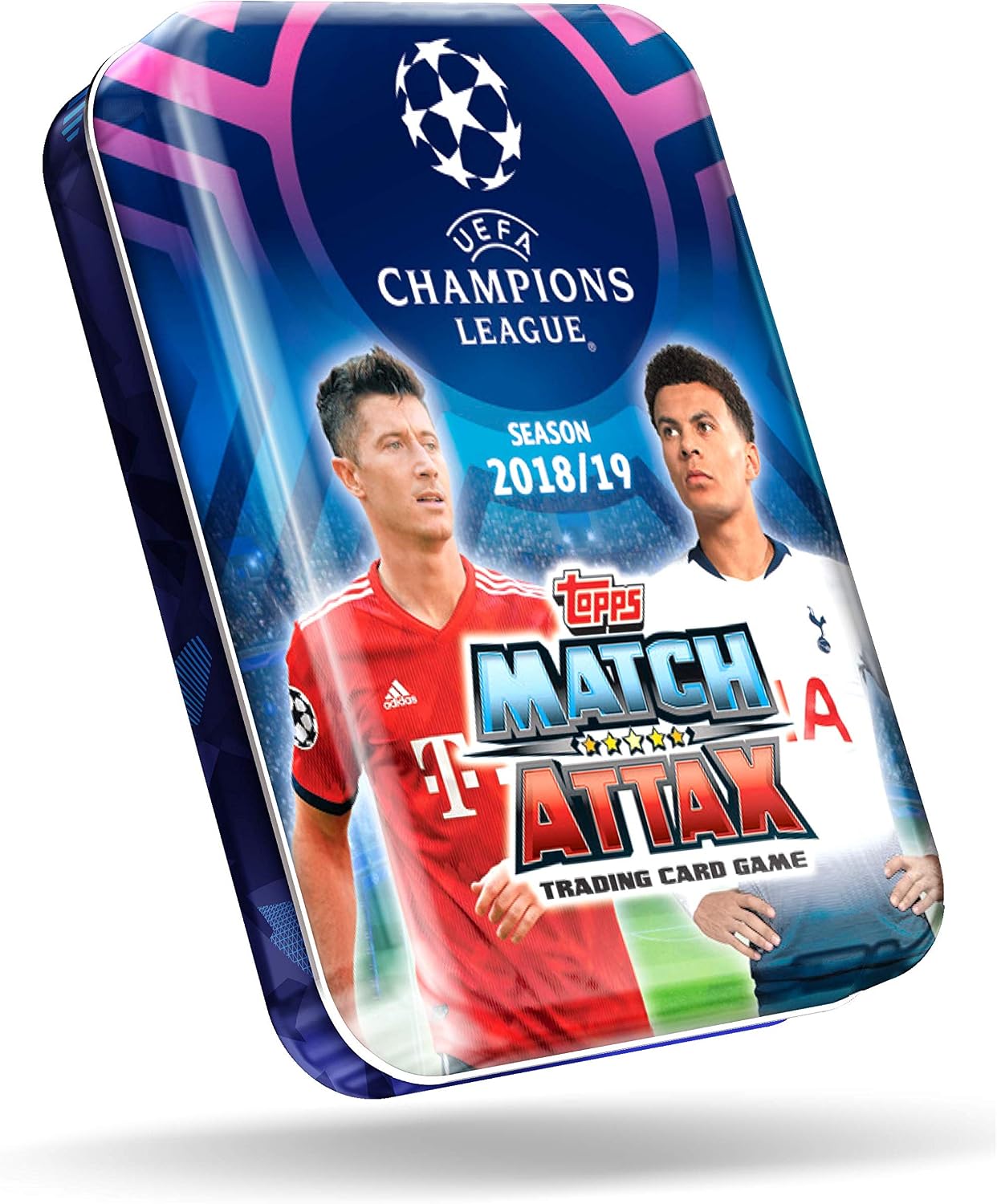 UCL Match Attax 2018/19 Mini Tin - 1 at Random, Silver Or Gray, 294 cubic centimeters - Image 5