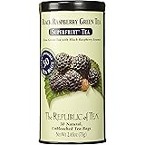 The Republic Of Tea Black Raspberry Superfruit Green Tea, 50 Tea Bags, Healthy Summer Fruit Tea