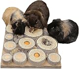 Rosewood Maze-a-Log Treat Toy for Small Animals – Cardboard Puzzle Feeder view 2