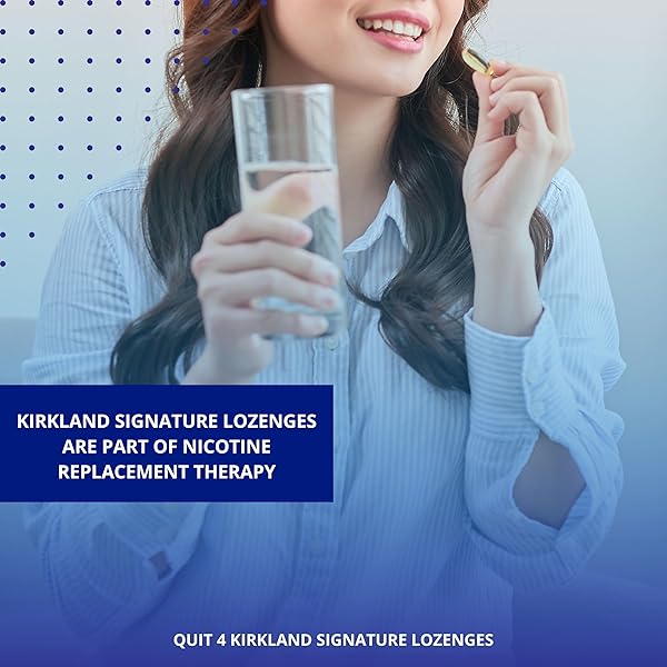 KIRKLAND SIGNATURE QUIT LOZENGES 4MG, 270 PIECES