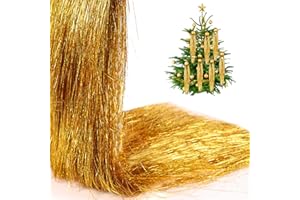 KIMOBER 5000 Strands Christmas Icicles Tinsel,Christmas Tree Tinsel Foil Fringe Icicles Shiny for Xmas Tree Holiday Decor Bir