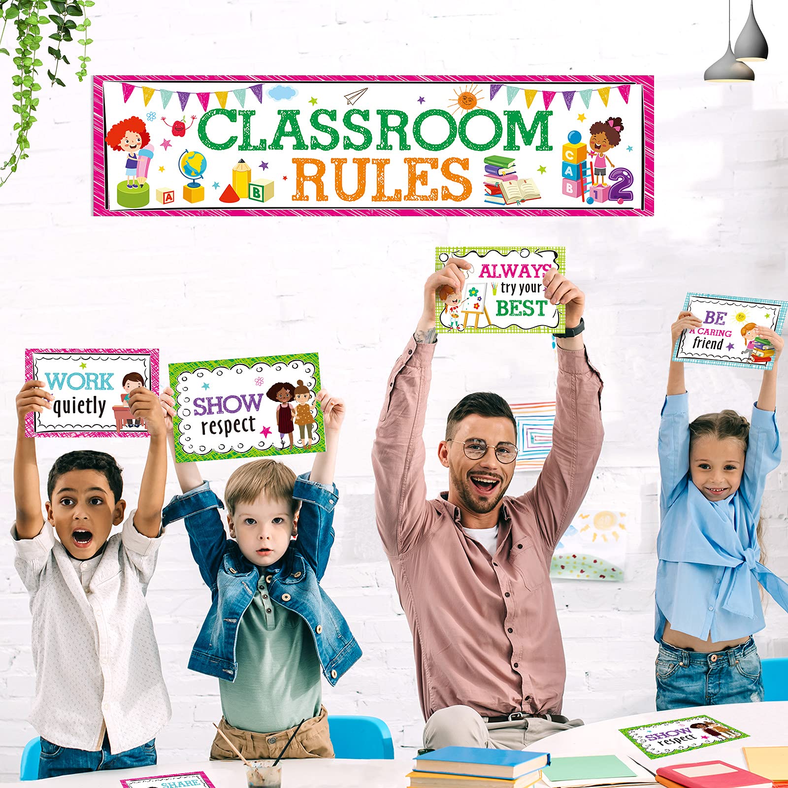 Mua Classroom Rules Bulletin Board Set for Classroom Decorations ...