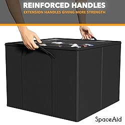 SpaceAid Shoe Organizer for Closet, 2 Pack Foldable