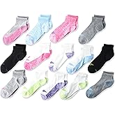 Hanes Ultimate Girls' Cool Comfort 14-Pair Ankle Socks