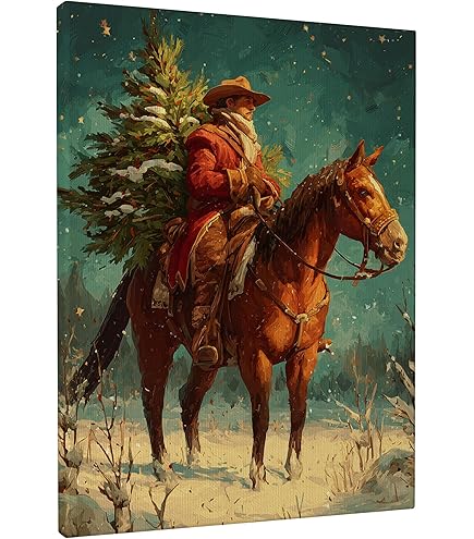 Cowboy Christmas Fine Art Print By Jack Sorenson At - View #11