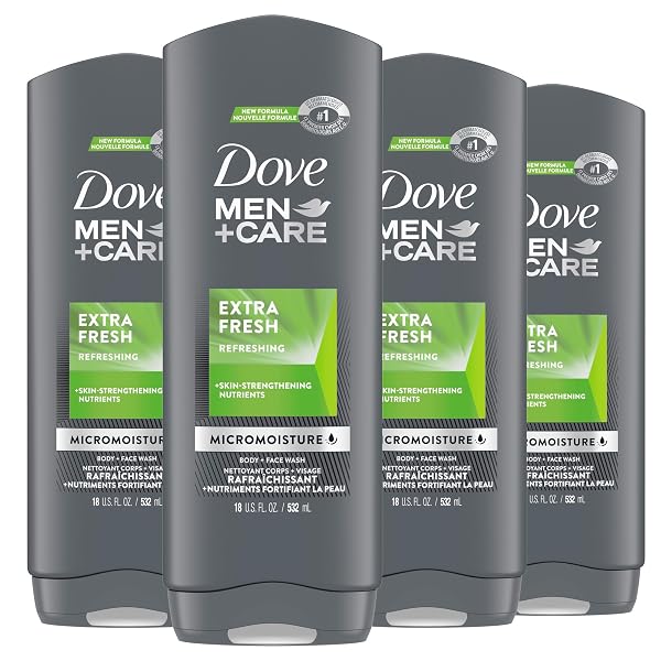 DOVE MEN+CARE BODY WASH EXTRA FRESH 4 COUNT...
