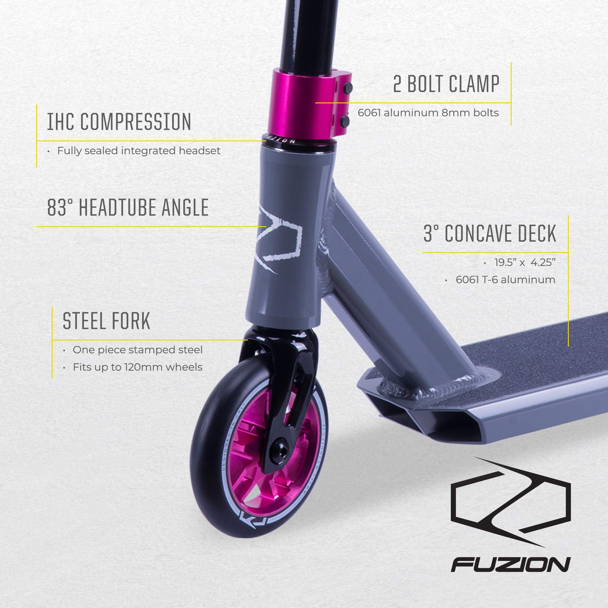 Fuzion Z250 Pro Scooters Trick Scooter Intermediate and Beginner