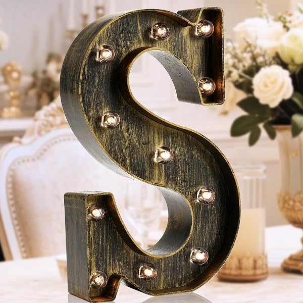 Amazon.com: Vintage Light Up Marquee Letters with Lights